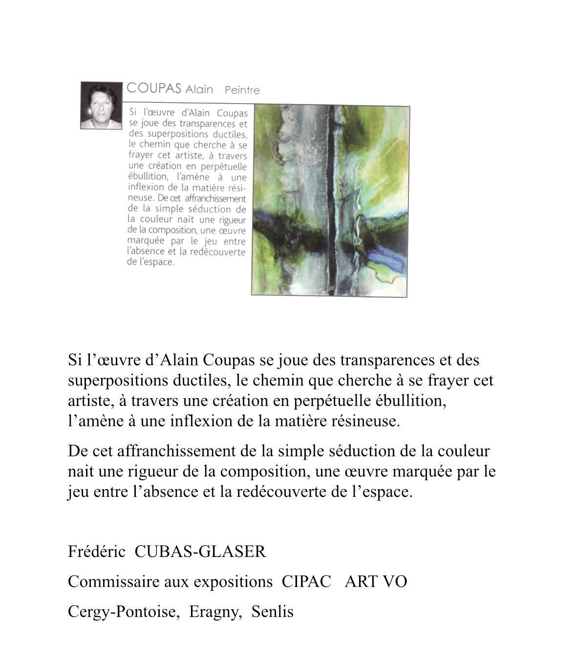 Exposition CIPAC ART VO Senlis Eragny